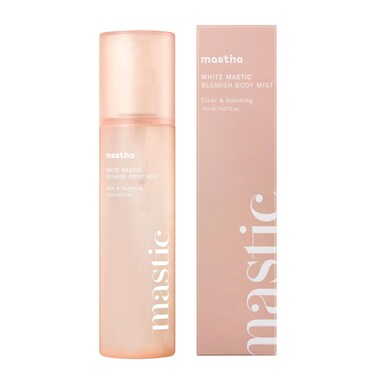 MASTINA White Mastic Body Mist (5.1fl oz) Soothes &amp; Cools Body Spray Fermented Mastic Gum