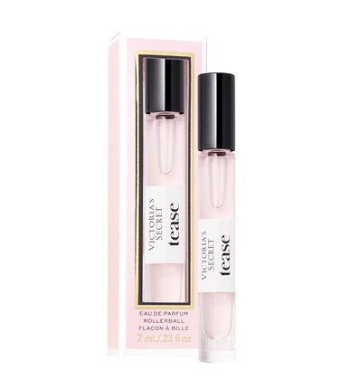 Victoria's Secret Tease Eau de Parfum Travel Spray, Notes of White Gardenia, Anjou Pear &amp; Black Vanilla, Mini Perfumes for Women (0.23 oz)
