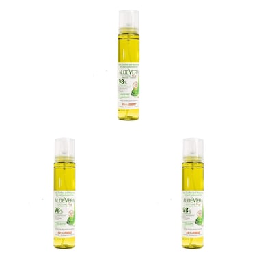 BioMiracle Aloe Vera Soothing Mist with 9 Natural Plant Extracts for Deep Hyration - 1 Spray Bottle, 3.9 FL Oz (Pack of 3)