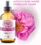 Alteya Organics Rose Water USDA Certified Organic Facial Toner, 8 Fl Oz/240mL Pure Bulgarian Rosa Damascena Flower Water, Award-Winning Moisturizer Amber Glass Spray Bottle