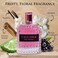 NovoGlow Valuable for Women - Dazzling Fragrance with Fruity, Floral, Spicy &amp; Woody Accords - Base of Bourbon Vanilla, Guaiac Wood &amp; Soft Cashmeran - Elegant 3.4 oz Spray Bottle with a Suede Pouch