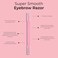 MCoBeauty Super Smooth Eye Brow Razor Duo Blade - Comfortably Removes Facial Hair - Allows for Smoother Application of Complexion Products - Precision Blade Shapes The Brow and Arch Easily - 1 Pc
