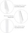21 Pcs Eyebrow Razors, Face Razors Multipurpose, Exfoliating Dermaplaning Tools, Eyebrow Trimmers Shaver with Safety Cover, Facial Hair Removal for Women Men Body Use (White)