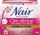 Nair Cire Divine Microwaveable Body Hair Removal Wax Kit (Japanese Cherry Blossom, 400g/14oz)