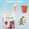 Nose Wax Hair Removal Kit by CoFashion   100g Wax, 30 Applicators (15-30 Uses)   Painless, Quick &amp; Easy for Men   15 Mustache Guards, 1 Silicone Cup