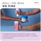 Depil&egrave;ve Roll-On Wax in Pink - Rolling Waxing Stick - Hair Removal Wax Cartridge, Depilatory Wax Roller Refill for Legs and Arms, Feet, Back, and More - 100 ml - Pack of 4