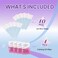 Lip Wax Strips Kit Ready To Use Wax Strips 40 Strips 4 Calming Oil Wipes Mouth waxing wax Lip upper hair removal Facial Hair Removal for Women LAWINK (Lip)