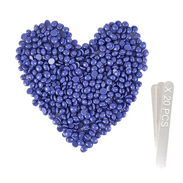 PURPLESKY Wax Beads for Coarse Hair Removal, 40oz Hard Wax Beads for Bikini, Body, Face, Fast Melt Waxing Beans Bulk (Lavender Scent)