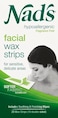Nad's Facial Wax Strips - Hypoallergenic All Skin Types - Facial Hair Removal For Women - At Home Waxing Kit with 20 Face Wax Strips + 4 Calming Oil Wipes + Skin Protection Powder (Pack of 2)