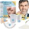 120g Nose Wax Kit with 30 White Applicators, 20 Mustache Guards, 20pcs Paper Cups, Painless Nose Hair Removal for At Least 20 Times Usage, Nose Hair Waxing Kit for Men and Women