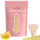 Hard Wax Beads for Hair Removal, 1.1lb/17.6oz Painless Waxing Beads for Sensitive Skin, Full Body Hard Wax Beans with 20 Applicators for Women Men Bikini Brazilian, Armpit,Back and Chest Waxing(Honey)