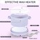 Wax Warmer for Hair Removal, 16.9oz Portable Electric Wax Heater Machine for Hard and Soft Wax Beads, Fast Heating for Home Gentle, Salon Wax Warmer for Braizlian Waxing, Body, Bikini, Eyebrow
