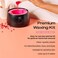 KoluaWax Premium Waxing Kit for Women - Hot Melt Hard Wax Warmer for Hair Removal, Eyebrow, Bikini, Legs, Face, Brazilian Wax - Machine (Pack of 4) Beads, Accessories, Black