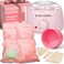 Waxing Kit for Women and Men, GIRLEARLE Wax Warmer Hair Removal at Home with Beads, Multiple Formulas Target Different Types of Sensitive Skin Body, Brazilian Bikini, Eyebrow, Facial