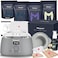 Maxpearl Hair Removal Waxing kit for Men, Nose &amp; Ear Wax Kit with Silicone Pot - Hair Removal for Unwanted Coarse Male Body Hair - Mustache, Eyebrows, Underarms, Back, Chest, Legs and More