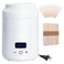 PODOY Mini Wax Warmer - Switchable Display, Portable for Hair Removal with 100 Wax Sticks, Non-Stick Waxing Kit for Women's Face and Body, Professional Melter Machine