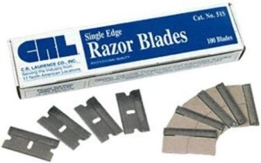CRL Single Edge Razor Blades Pack of 100 by CR Laurence