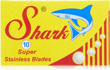 50 Shark Super Stainless Double Edge Safety Razor Blades