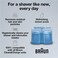 Braun Clean &amp; Renew Refill Cartridges CCR, Cleans your Shaver for Optimal Hygiene, Removes Residual Hair &amp; Skin Particles, Lemon Scent, 22.8 fl oz (Pack of 4)