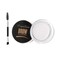 Eyebrow Pomade Brow Gel Pomade,Long Lasting Waterproof and Enhancers Eyebrow Soft Smooth,Eyebrow Makeup Gel with Eyebrow Brush for Girls and Women-White