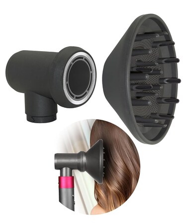 Adaptor and Diffuser Fits For Dyson Airwrap Diffuser Attachment Compatible with Airwrap Styler