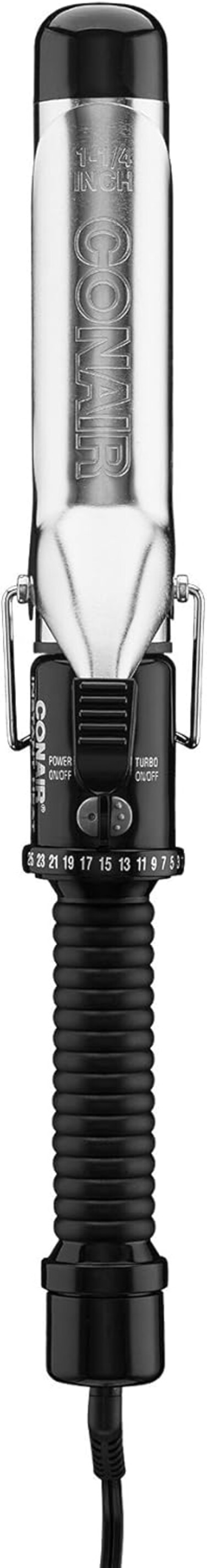 Conair Instant Heat 1 1/4-Inch Curling Iron, 1 &frac14; inch barrel produces loose curls &ndash; for use on medium and long hair