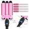 3 Barrel Curling Iron Wand 1.25 Inch 32mm Hair Crimper Hair Waver with LCD Temp Display Ceramic Tourmaline Crimper Hair Iron with Dual Voltage Temperature Adjustable Heat Up Quickly