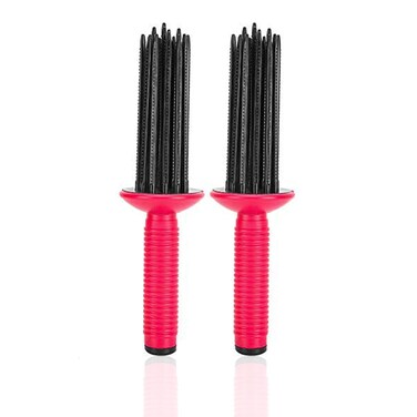 Hair Curler, Hair Curling Roll Comb,Hair Comb Hair Comb Hair Curling Wands Hair Brush,Anti?Slip Curling For Curling Wands Wand Hairstyling Tools