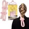 WIGI Premium Heatless Hair Curler, 100% Pure Mulberry Silk, No Heat Curling for Hair, DIY Hair Curlers to Sleep in Overnight (Pink, Basic)
