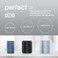 18pcs Self-Grip Heatless Hair Rollers - 3 Sizes for Long, Medium, or Short Hair, Salon-Quality Overnight Curlers