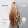 18pcs Self-Grip Heatless Hair Rollers - 3 Sizes for Long, Medium, or Short Hair, Salon-Quality Overnight Curlers