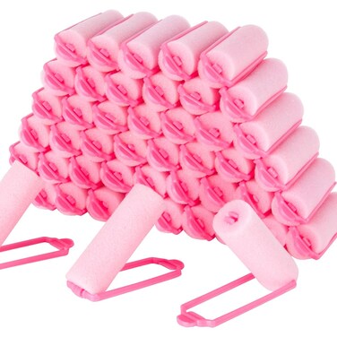 40PCS Foam Hair Rollers - Sponge Rollers for Hair Heatless Hair Curler for Short/Long Hair Sleep rolos para cabello Jumbo Large Sponge Curlers Soft Sleeping Thin Hair Curl Overnight rulos