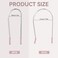 Vin Beauty Hot Curler Clips Replacement Kit, 10 Pieces Securing Pins for 1&frac12;" and 1&frac34;" Electric Hair Rollers