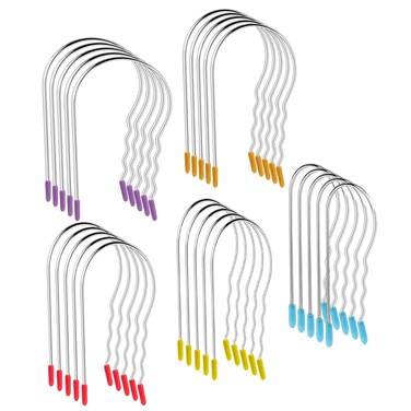 20 PCS Hot Curler Clips Replacement Kit, Hot Roller Clips 1&frac14;",1",&frac34;" Hot Rollers Hair Styling Curlers ToolsTravel Hot Rollers Pins for Women Girls Long Medium Short Hair (8 PCS 1&frac14;&rdquo;,6 PCS 1",6 PCS &frac34; ")