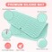 Plus Size Silicone Heat Resistant Mat, Portable Travel Hot Tools Pad Cover for Curling Iron, Flat Iron, Hair Straightener and Other Hair Styling Tools(12.0" x 9.0")