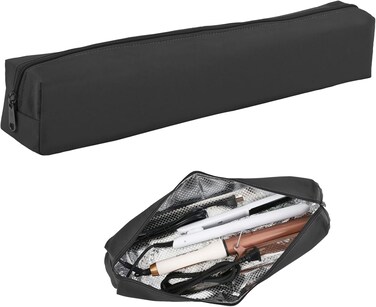 Professional Hot Hair Tools Organizer Bag Portable Travel Heat Resistant Storage Case Pouch for Curling Iron, Flat Irons, Hair Straightener and Hair Styling Tools(17.7" x 3.2"x 3.2")