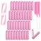 42pcs Hairroller Set Hair Curlers Sleeping Flexible Curlers for Hair Styling Stainless Comb Hair Clips Not Hurt Hairdressing Tools Foam Hair Roller