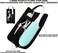 Beautyflier Flat Iron Holder Case, Canvas Heat-Resistant Flat Iron Travel Case and Silicone Mat for Hair Tools for Travel, Gym or Daily Use, 13.5IN, Black Flower