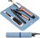 Oversize Silicone Heat Resistant Mat, Portable Travel Mat Cover with Velcro for Curling Irons, Flat Irons, Hair Straightener and Hot Hair Styling Tools(14.2" x 11")