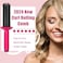 Curling Roll Comb, Hair Styler Tool for Airy Curls and Fluffy Bangs, with 2 Bangs Clips and 3 Root Traceless Clips