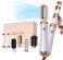 6 in 1 Blow Dryer Brush, Detachable Hair Dryer Brush Air Curler Air Styler Wrap, Curly Twist Hot Air BrushCurling Iron Brush, Blow Dryer Hot Brush Styler Negative Ion Brush, Travel Hair Styling Tool