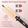 Ufree 5 in 1 Curling Iron with Interchangeable Ceramic Barrels (0.35"-1.25"), Curling Wand Set with Flat Iron Hair Straightener, Instant Heat Up, Dual Voltage Hair Curler, Gifts for Women