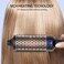 K&amp;K 1.77 Inch Heated Curling Brush with Ceramic Tourmaline Ionic Technology for Volumizing and Loose Curls (Black)