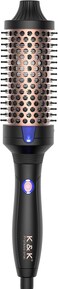K&amp;K 1.77 Inch Heated Curling Brush with Ceramic Tourmaline Ionic Technology for Volumizing and Loose Curls (Black)