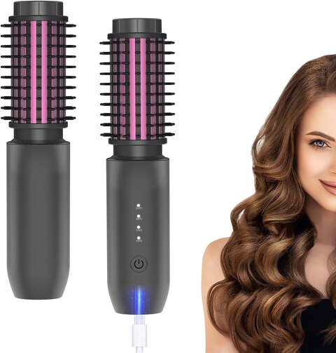 Brush Travel Hair Waver Big Wave Cordless Curling Brush, 2024
