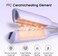 Beach Waves Curling Iron 1.4 Inch Double Barrel Waver, Ceramic Wave Iron for Hair Crimper for Women, Anti-Scald, Dual Voltage Wavy Iron Deep Waver Hair Tool, Purple