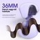 Beach Waves Curling Iron 1.4 Inch Double Barrel Waver, Ceramic Wave Iron for Hair Crimper for Women, Anti-Scald, Dual Voltage Wavy Iron Deep Waver Hair Tool, Purple
