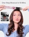 Wavytalk Thermal Brush, Wavytalk Heatwave Pro 1.5" Ionic Thermal Brush with Bilateral Ionic Outlet to Less Damage and One-Step Shiny Blowout Look, Pink