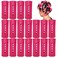 Jumbo Perm Rods 18 Pcs, Extra Large Size 3.25in/8.25cm Length, 1.38in/3.5cm Diameter, Red, Hair Rollers for Natural Hair, Home Hairdressing Tools