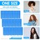 18pcs Plastic Hair Rollers Self Grip Hair Rollers with Rat Tail Comb Small Heatless Roller Hair Curlers for Pro Salon Hairdressing and DIY Hairstyles (0.98 X 2.44 Inch)